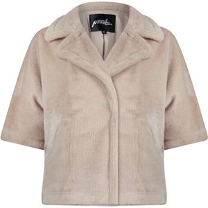 Poools Jas beige (Maat: 40) - Effen