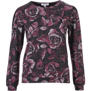 Enjoy Dames longsleeve roze (Maat: S) - Halslijn: Ronde hals,