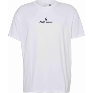 Ralph Lauren T-shirt wit (Maat: M) - Logo - Halslijn: Ronde hals,