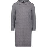 Betty Barclay - Sweatkleed - Grijs - Sportief-Feminien Geruit