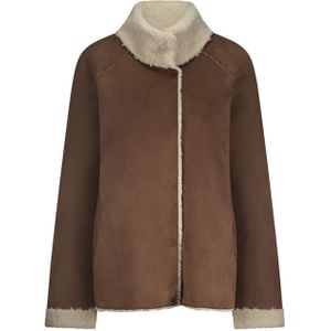Studio Anneloes Dames jas bruin (Maat: XS) - Effen