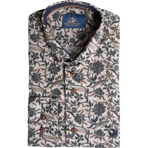 Eden Valley Heren overhemd lange mouw bruin (Maat: 3XL)