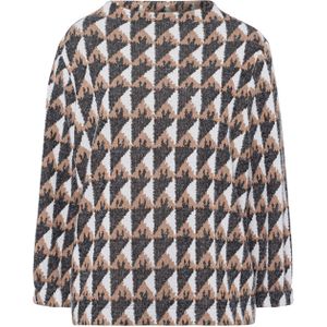 Frank Walder - W53110003 - Top - Zand - Lange Mouw