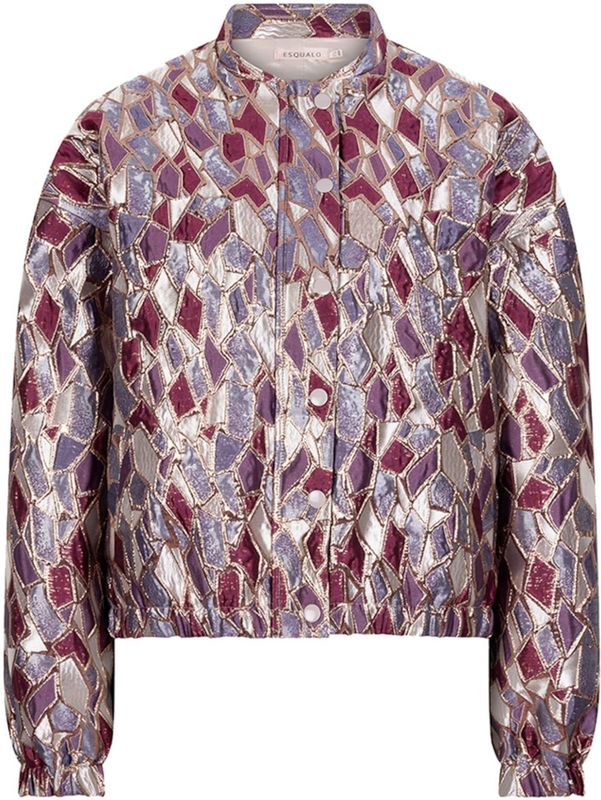 EsQualo - Jacket Bomber - Metallic Mosaic - Dames