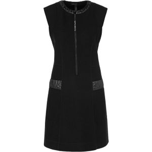 Marc Cain - Mini-jurk - Zuiver Scheerwol - Getailleerd Model - Korte Ritssluiting