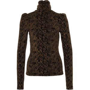 Stella Nova Top goud (Maat: XS) - Halslijn: Col,