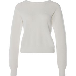 One & Other Sweater ecru (Maat: S) - Effen - Halslijn: V-hals,