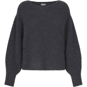 No man's land Dames trui grijs (Maat: M)