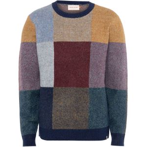 Revolution Heren trui blauw (Maat: M) - Halslijn: Ronde hals,