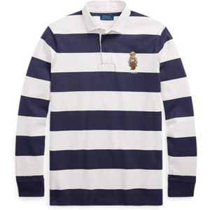 Ralph Lauren Trui met rits blauw (Maat: S) - Halslijn: Opstaande kraag met rits,