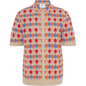Wax London Overhemd korte mouw multicolor (Maat: XL)