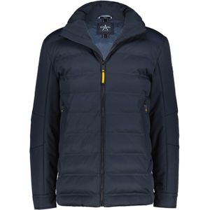 Donders 1860 Heren jas blauw (Maat: M) - Effen