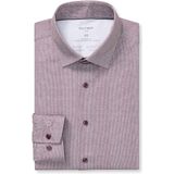 OLYMP Luxor 24/Seven Overhemd, modern fit, New Kent, Aubergine