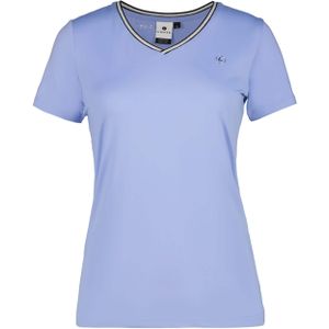 Luhta T-shirt blauw (Maat: L) - Effen - Halslijn: V-hals,