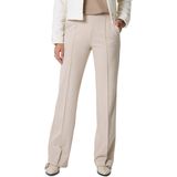 Wide leg broek met elastische band, model 'Chiara'