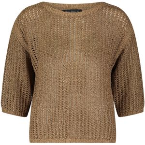 Betty Barclay Trui beige (Maat: 40) - Glitter - Halslijn: Ronde hals,