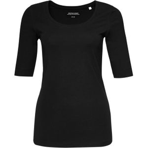 OPUS T-shirt zwart (Maat: 42) - Effen - Halslijn: Ronde hals,