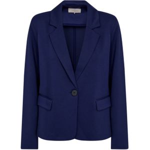 Freequent Dames blazer blauw (Maat: L) - Effen