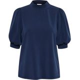 My Essential Wardrobe - Blouse - Marine - Wijde Blouse - Halve Mouw