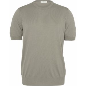 Gran Sasso T-shirt beige (Maat: 54) - Effen - Halslijn: Ronde hals,
