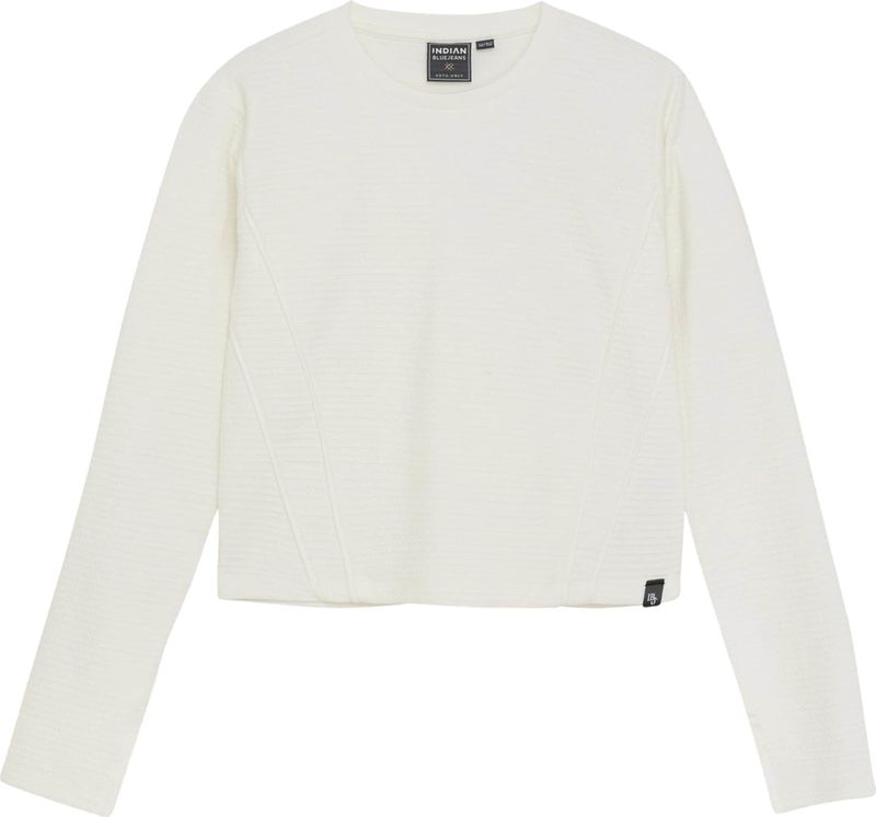 Indian Blue Jeans - Longsleeve - Wit - Cropped