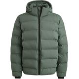 Cast Iron - Gewatteerde Jas - Groen - Heren - Met Capuchon