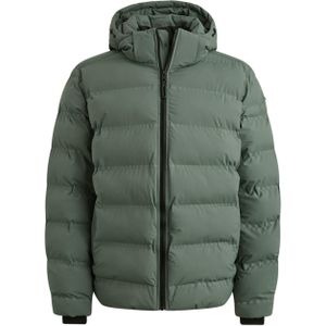 Cast Iron - Gewatteerde Jas - Groen - Heren - Met Capuchon