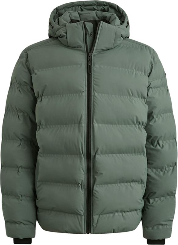 Cast Iron - Gewatteerde Jas - Groen - Heren - Met Capuchon