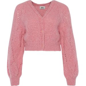 Inti Knitwear Vest roze (Maat: M) - Effen - Halslijn: V-hals,