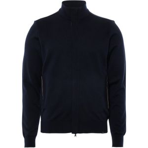 Paul & Shark Vest blauw (Maat: M) - Effen - Halslijn: Opstaande kraag,