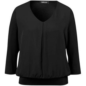 Frank Walder - Longsleeve - Zwart - Effen - V-hals