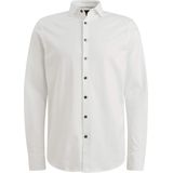 PME Legend Heren overhemd lange mouw wit (Maat: S) - Effen