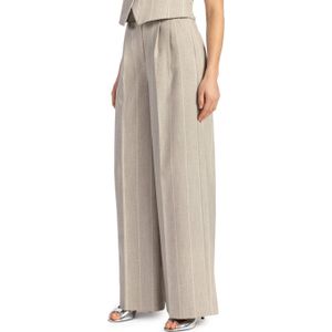 Aaiko SABA STRIPE VIS 624 broek beige (Maat: M)