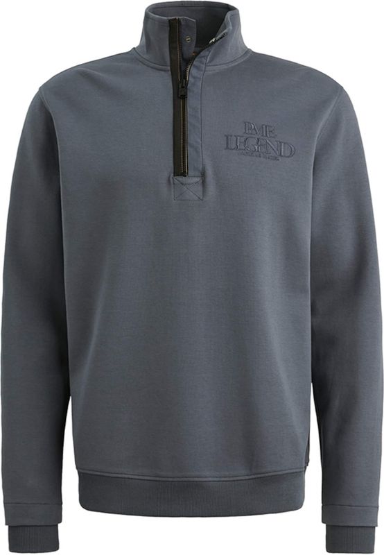 PME Legend Trui blauw (Maat: S) - Halslijn: Ronde hals,