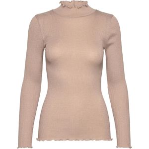 Rosemunde Trui beige (Maat: XL) - Glitter - Halslijn: Col,