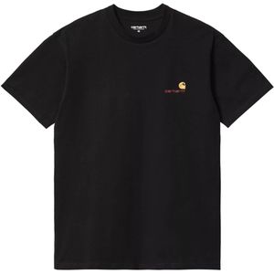 Carhartt WIP Heren t-shirt zwart (Maat: S) - Halslijn: Ronde hals,