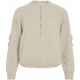 VILA - VIMERIT - Gebreid Vest - Taupe