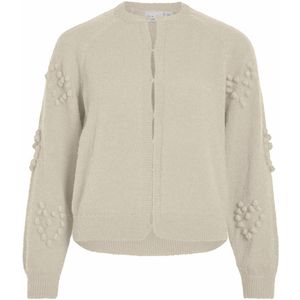 VILA - VIMERIT - Gebreid Vest - Taupe