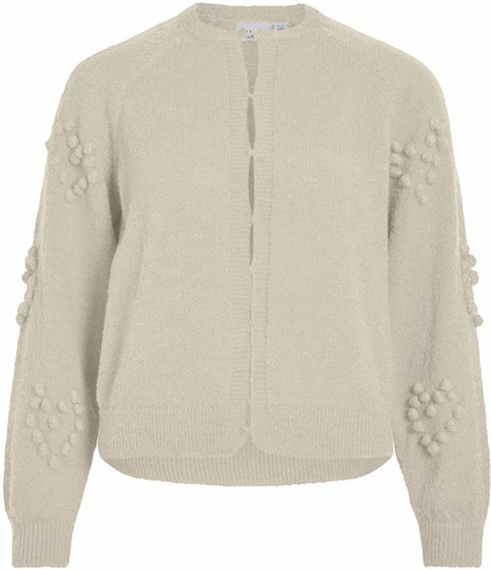 VILA - VIMERIT - Gebreid Vest - Taupe