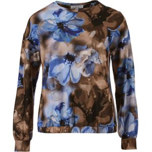 Enjoy Dames longsleeve bruin (Maat: S) - Halslijn: Ronde hals,