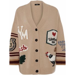 Weekend MaxMara Dames vest beige (Maat: M) - Halslijn: V-hals,