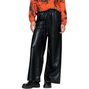 Geisha - Broek Touwtjes Wide Fit - Zwart - Pantalons