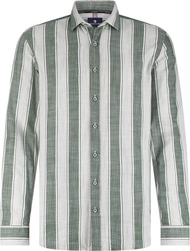 State of Art - Heren Smoking Overhemd - Groen - Long Sleeve