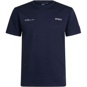 Rellix T-shirt blauw (Maat: 140) - Effen - Halslijn: Ronde hals,