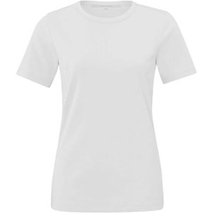 YAYA T-shirt ecru (Maat: M) - Effen - Halslijn: Ronde hals,