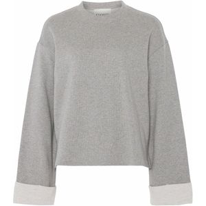 Closed Trui grijs (Maat: M) - Effen - Halslijn: Ronde hals,