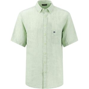 Fynch-Hatton Overhemd korte mouw groen (Maat: XL)