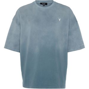 Alix The Label T-shirt grijs (Maat: S) - Ombre - Halslijn: Ronde hals,