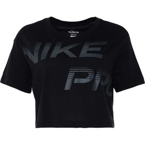 Nike T-shirt zwart (Maat: S) - Tekst - Halslijn: Ronde hals,
