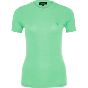Alix The Label T-shirt groen (Maat: XS) - Halslijn: Ronde hals,